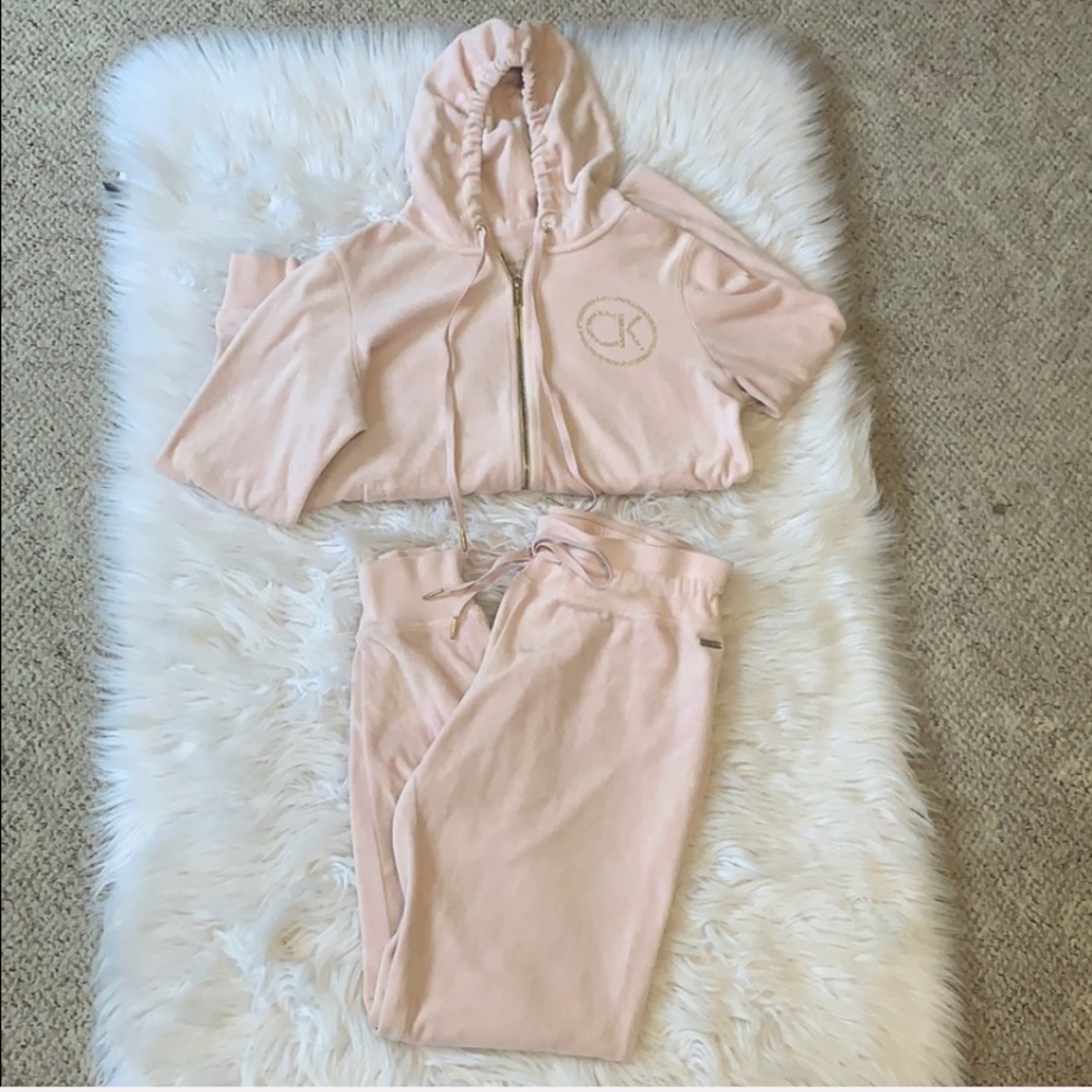 Calvin Klein Velour Tracksuit